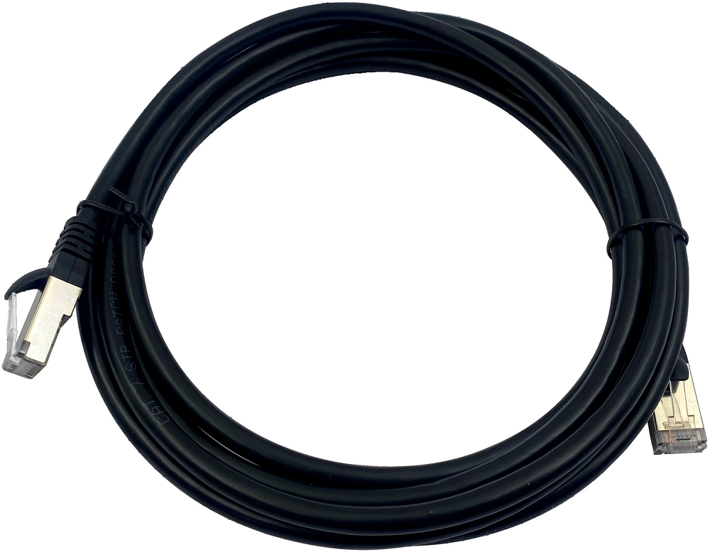 Патч-корд Buro BU-7-3M STP 4 пары cat7 CCA molded 3м черный RJ-45 (m)-RJ-45 (m) (1868445)