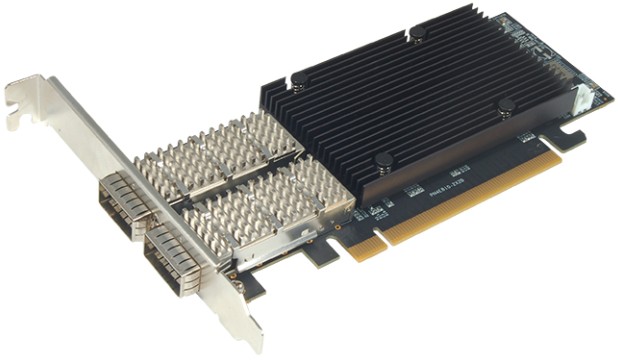 Сетевая карта SunRich (ST Lab) N-780 100G 2*QSFP28 PCIe Intel E810-CAM2