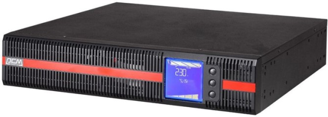 Источник бесперебойного питания Powercom MRT-1500SE 1168817 On-Line, 1500VA/1500W, Rack/Tower, IEC 6*C13, LCD, Serial+USB, SmartSlot, подкл. доп. бата