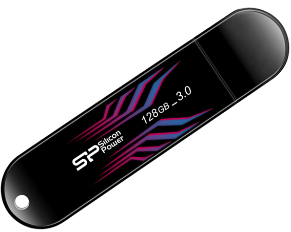 Накопитель USB 3.0 128GB Silicon Power Blaze B10 SP128GBUF3B10V1B черный
