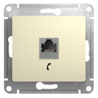 Розетка Schneider Electric GSL000281T телефонная RJ11