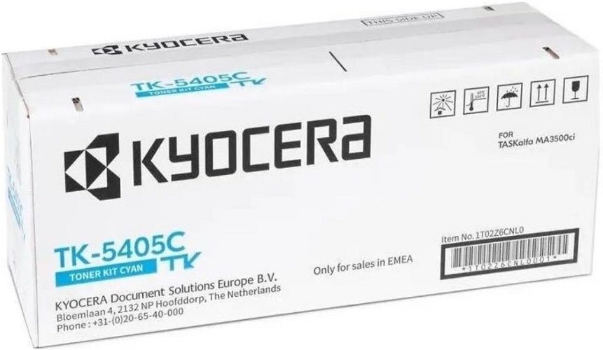 Тонер-картридж Kyocera TK-5405C 1T02Z6CNL0 синий для TASKalfa MA3500ci , 10 000 стр.
