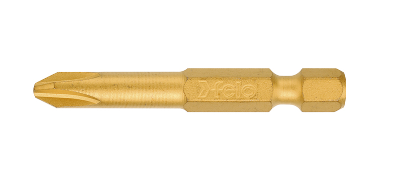 Бита Felo 03202570 крестовая серия TiN PH 2X50, 10 шт