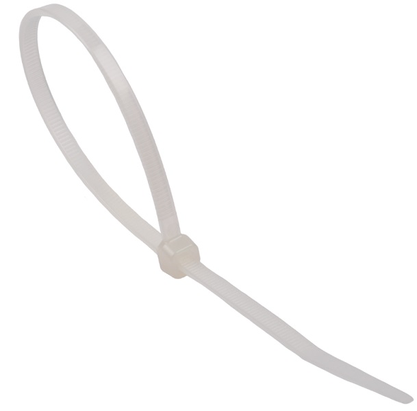 Стяжка нейлоновая не открывающаяся NIKOMAX NMC-CTN290-36-SL-WT-100-K 290х3,6мм, белая, 100шт.