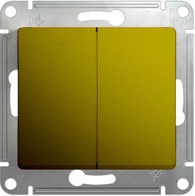Переключатель Schneider Electric GSL001065 GLOSSA 2-клавишный сх.6 (фисташковый)