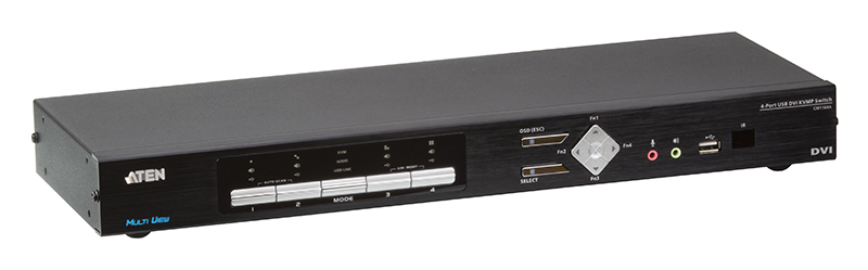 Разное Переключатель Aten CM1164A-AT-G 4-портовый, USB, DVI, KVMP с функцией Multi-View