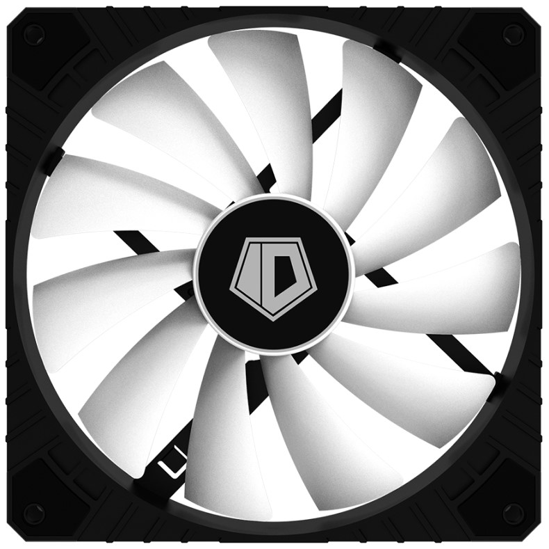 Вентилятор для корпуса ID-Cooling WF-14025-XT WHITE V2 140mm fan, 800-1600 RPM, 76.8 cfm, 17-33dB, 4pin PWM, Ret