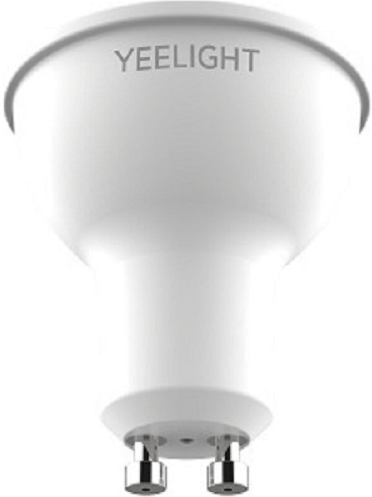 Лампа светодиодная Xiaomi Yeelight GU10 Smart bulb W1 YGYC0120001WTEU умная, 2700 - 6500K, 2700lm, цветная