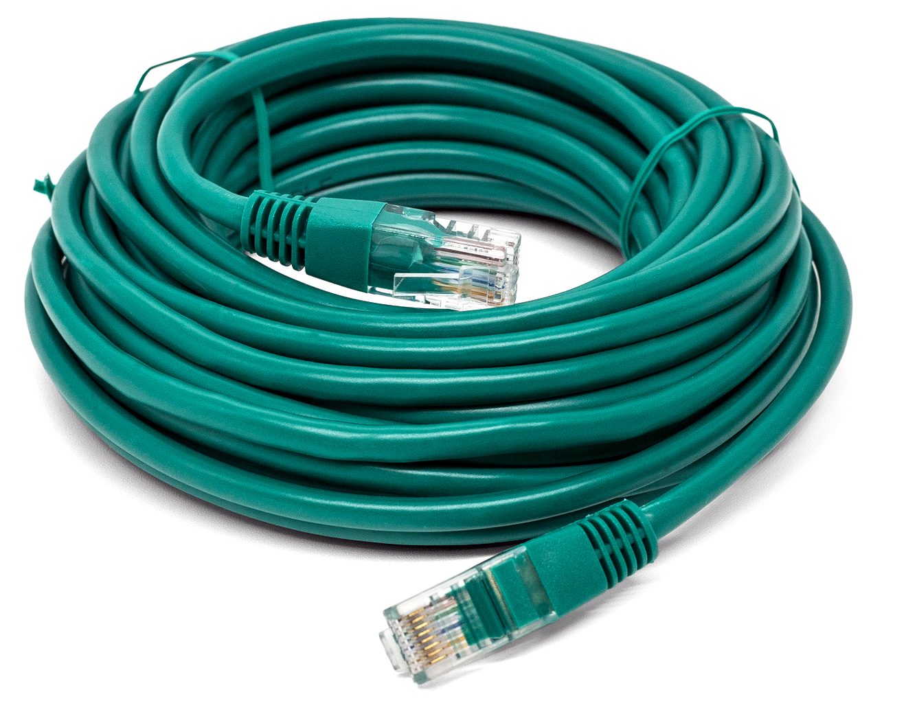 Кабель патч-корд U/UTP 5e кат. 10м Filum FL-U5-10M-G 26AWG(7x0.16 мм), омедненный алюминий (CCA), PVC, зелёный