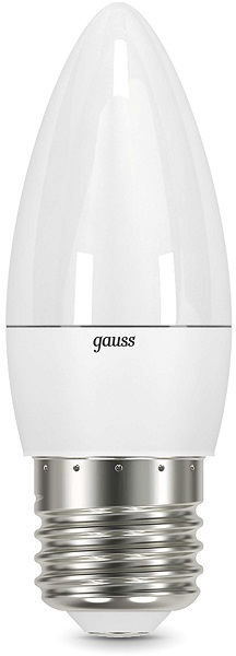 Лампы светодиодные  Xcom-Shop Лампа светодиодная Gauss 103102210 LED Свеча E27 9.5W 950lm 4100К