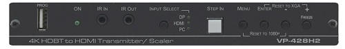 Масштабатор Kramer VP-428H2 72-00003790 HDMI, DP и VGA в HDBaseT, передатчик RS-232, ИК и Ethernet, поддержка 4К60 4:4:4, PoE, Step-In