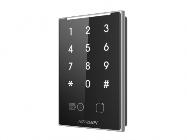 Считыватель HIKVISION DS-K1109EKB-QR EM карт с поддержкой BT, ПИН-код, QR-код
