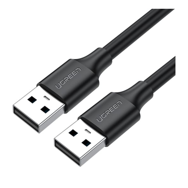 Кабель USB 2.0 UGREEN US102 10310_ A Male to A Male Cable. Длина: 1,5м. Цвет: черный