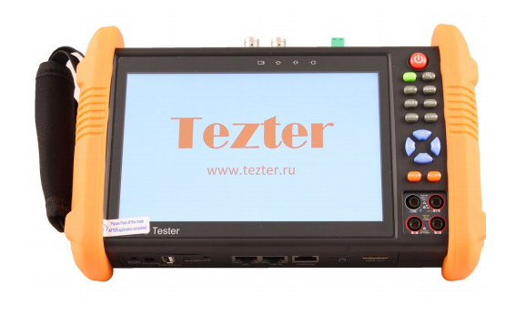Тестер Tezter TIP-HOL-MT-7 универсальный  AHD/CVI/TVI/CVBS/SDI и IP-видеосистем. (Базовая модель + мультиметр + измеритель оптич. мощности + тестер оп