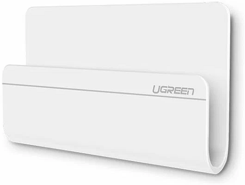 Держатель UGREEN LP108 30394_ настенный для смартфона для удобной подзарядки, белый