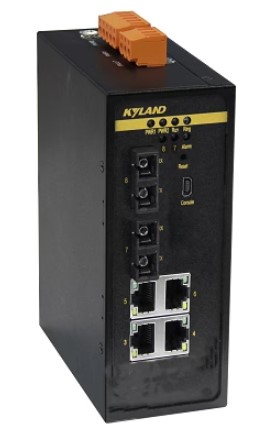 Коммутатор управляемый Kyland SICOM3000A-LITE 300071516 2 100Base-FX multi mode fiber ports, FC connector, 1310nm, 5km, 4 10/100Base-TX ports, Console