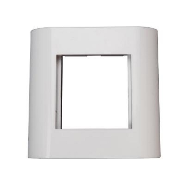Рамка BNH B200.1-80x80 80х80 мм (ВхШ), скошенная, цвет: белый