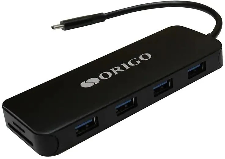 Разветвитель ORIGO OU3390SNPD/B1 USB 3.0 4порт. черный