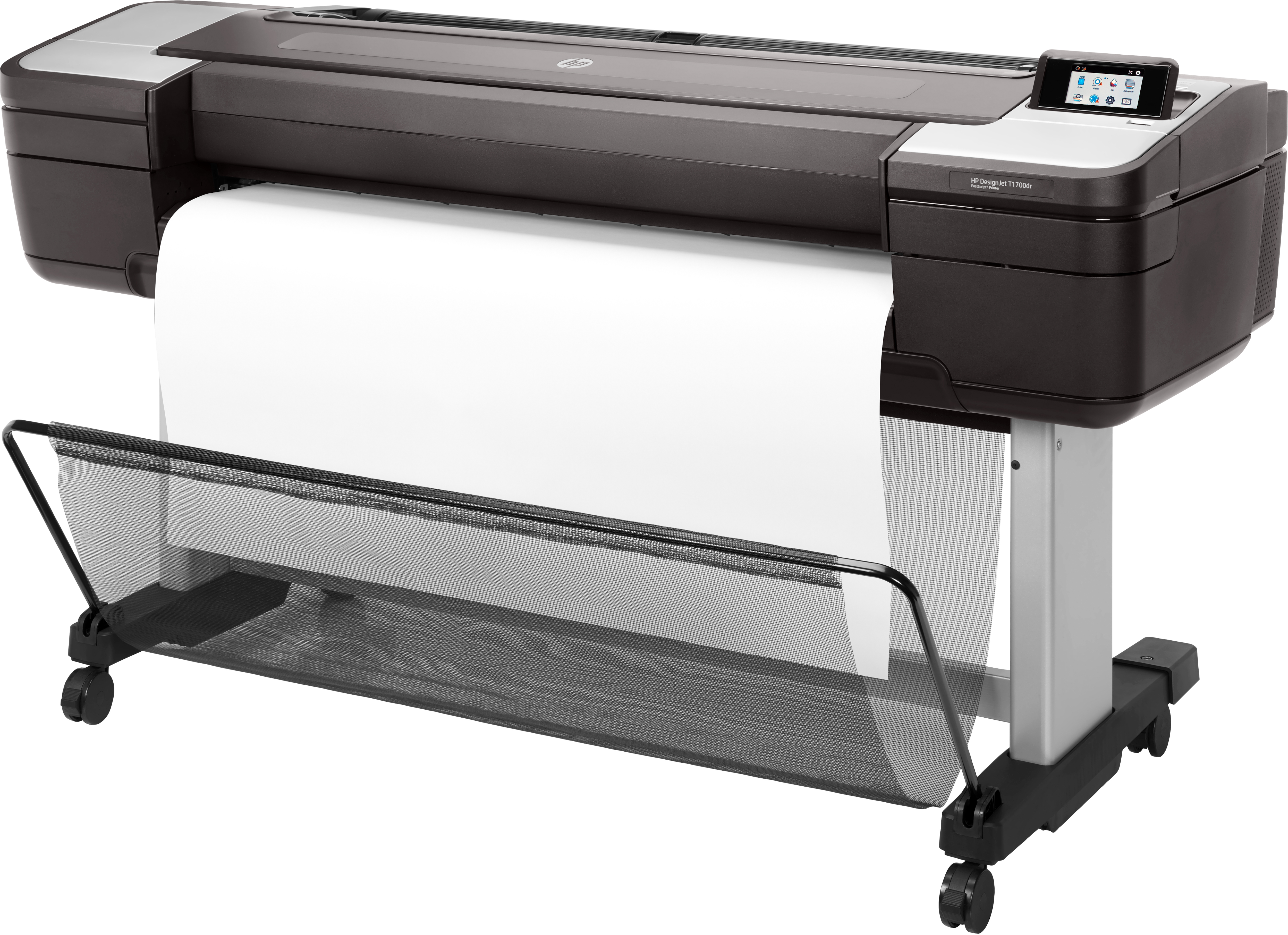 Принтер HP DesignJet T1700dr PS 1VD88A 44, 2400x1200dpi, 26сек(A1), 128Gb(virtual), HDD500Gb, host USB type-A/GigEth,stand,sheet feed,2 rollfeed,auto