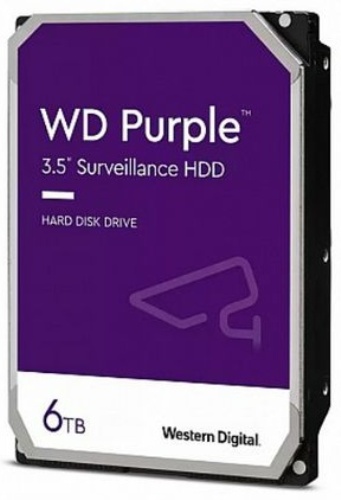  Жесткий диск 6TB SATA 6Gb/s Western Digital WD63PURU WD Purple 3.5 5400rpm 256MB