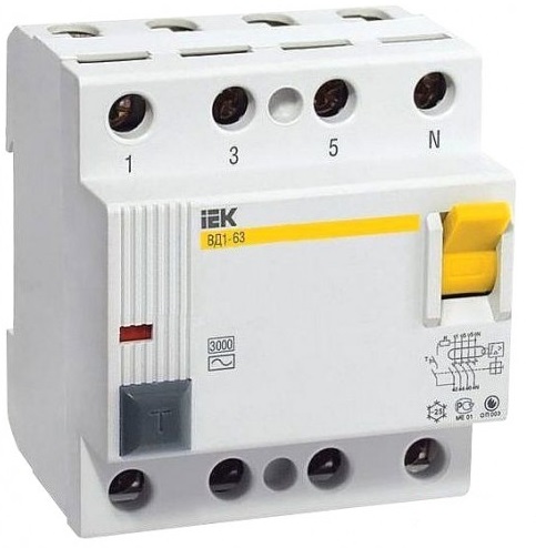 УЗО IEK MDV10-4-032-100 4п 32А 100мА ВД1-63 АС