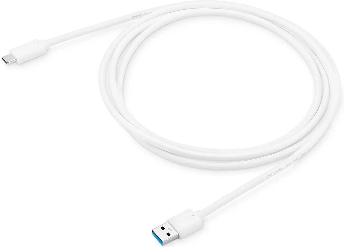 Кабель Buro BU-USB3.2-AC-1MW USB (m)-USB Type-C (m) 1м белый (2058109)