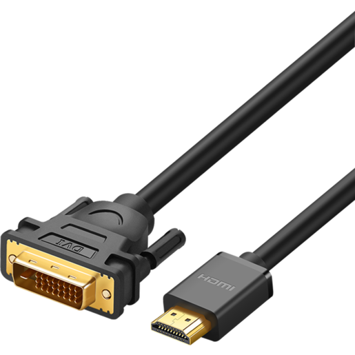 Кабель интерфейсный HDMI-DVI UGREEN 11150_ 1,5 м, черный