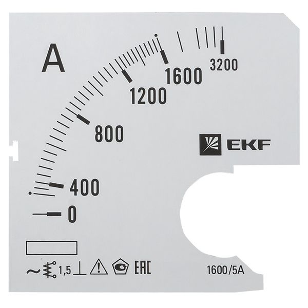 Шкала сменная EKF s-a721-1600 для A721 1600/5А-1,5