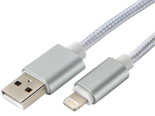 Кабель Cablexpert CC-U-APUSB02S-3M для Apple, AM/Lightning, серия Ultra, длина 3м, серебристый, блистер