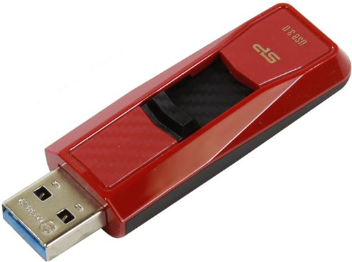 Накопитель USB 3.0 8GB Silicon Power Blaze B50 SP008GBUF3B50V1R красный