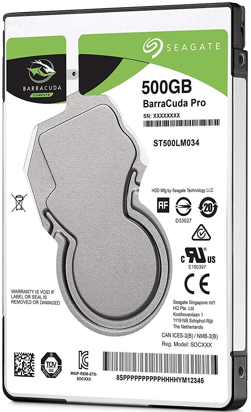 Жесткий диск 500GB SATA 6Gb/s Seagate ST500LM034 2.5 BarraCuda Pro 7200rpm 128MB NCQ Bulk