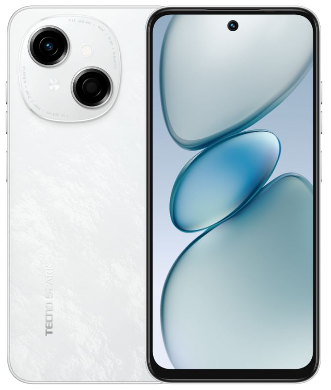 Смартфон TECNO SPARK Go 1 4/64GB TECNO KL4 4+64 GLITTERY WHITE Glittery White