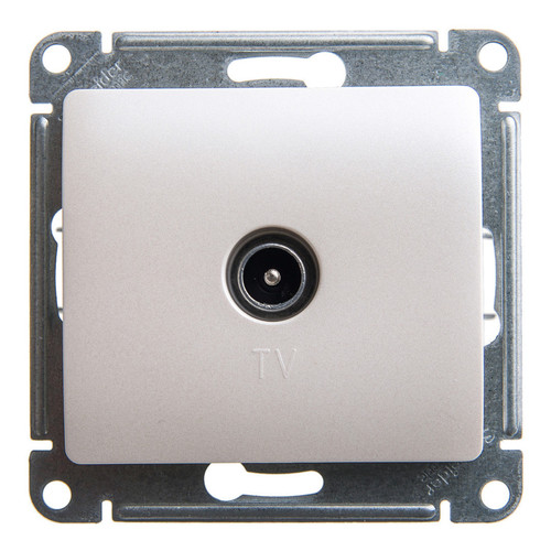 Розетка Schneider Electric GSL000692 проходная 4DB перламутр