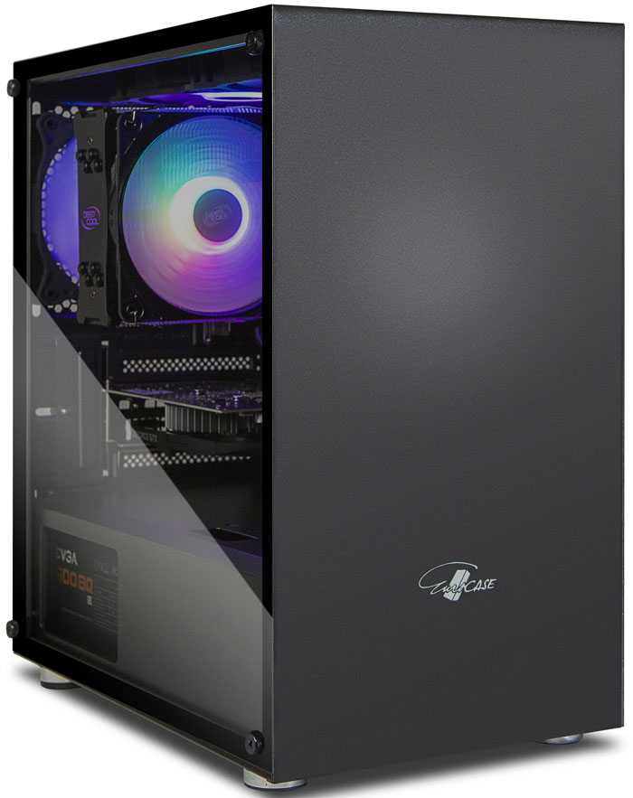 Корпуса Eurocase  Xcom-Shop Корпус mATX Eurocase M10 без БП 3 ARGB grey