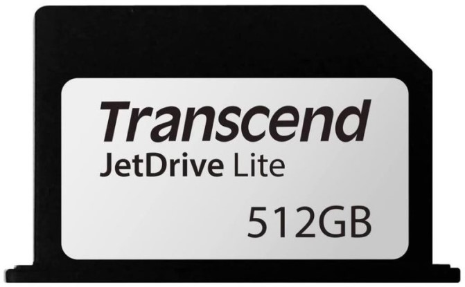 Compact Flash (CF) Карта памяти Transcend TS512GJDL330 JetDrive Lite 330 для Apple MacBook