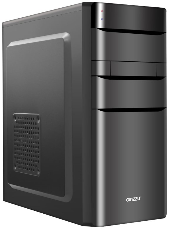 Корпус ATX Ginzzu A200 без БП, USB 2.0, USB 3.0