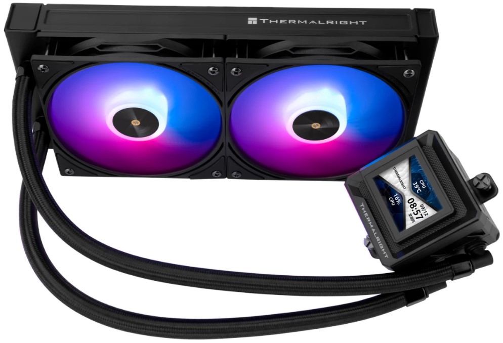 Система охлаждения жидкостная Thermalright Frozen Warframe SE 240 Black ARGB LGA115x/1200/1700/1851/AM4/AM5 (2*120mm, 2000rpm, 70.84CFM, 30dBa)