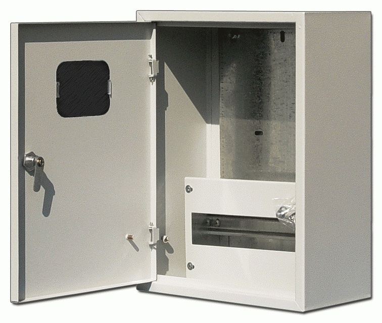Корпус DEKraft 30401DEK металлический 400х300х160 1-фазн. 12 мод. IP31 ЩРУН-1/12