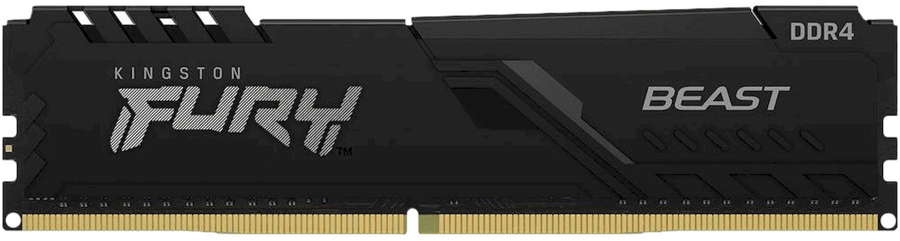 Модуль памяти DDR4 8GB Kingston FURY KF432C16BB/8-SP Beast 3200MHz PC4-25600 CL16 1.35V, with heatsink, RTL