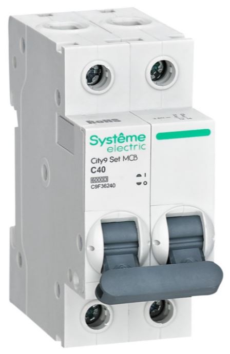 Автоматический выключатель Systeme Electric C9F36240 City9 Set С 40А 2P 6kA 230В