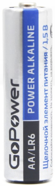 Батарейка GoPower 00-00017748 LR6 AA Shrink 4 Alkaline 1.5V коробка (20 шт.)
