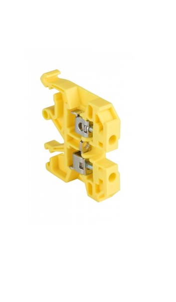 Колодка EKF plc-jxb-2.5/35y клеммная JXB-2.5/35 (25а) желтая