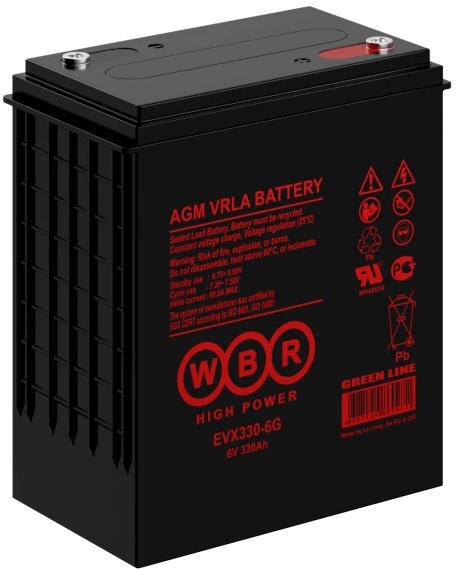 Аккумулятор WBR EVX330-6G WBR 330Ач
