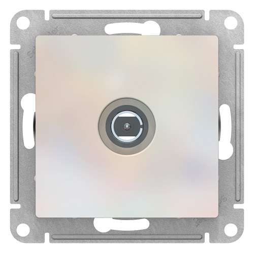 Розетка Schneider Electric ATN000493 AtlasDesign, TV антенна, коннектор, механизм, жемчуг
