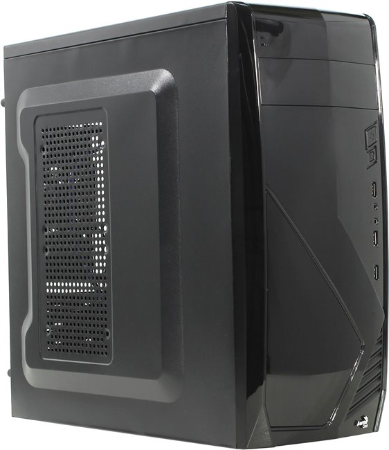 Корпус ATX AeroCool Cs-1102 Black 4713105958133 (черный) без Б/П,