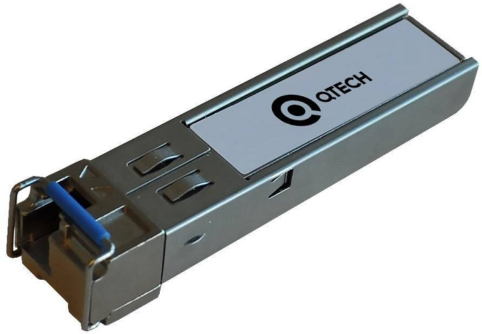 Шлюзы безопасности QTECH Трансивер QTECH QSC-SFP120GEW-4955-DDM 120 км, 1,25Гбит/c, Tx=1490нм/Rx=1550нм, DFB, APD, LC,DDM