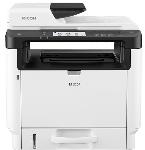 МФУ монохромное Ricoh M 320F 408534 A4, 32 стр/мин, автоподатчик ,1200x1200 dpi, факс, Ethernet (RJ-45), USB, Wi-Fi, картридж на 7000 стр.