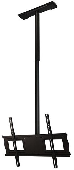 Крепление потолочное Wize CU65D60AR для 2 дисплеев 37”– 75”, расположенных спина к спине, Max VESA 600x400, наклон -8°/+12°, поворот 360°, общая высот