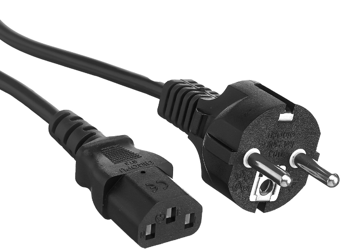 Кабель питания Exegate Power PC-1,5P EP280643RUS евровилка Schuko->C13, VDE-250V-3*0.75mm2, медь, черный, 10A, 1.5м