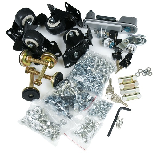 Комплект Cabeus SH-ND-KIT для cборки шкафов серии SH-05C, ND-05C (Винты, гайки, замки, ролики)